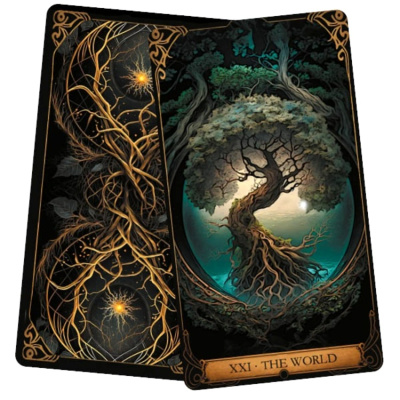 картинка Карты Таро "Druidic Tarot" Lo Scarabeo / Пантеон Друидов Таро от магазина Gamesdealer.ru