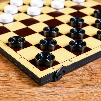 картинка Шашки "Владимирские" (Россия, пластик, 30х15х3 см) от магазина Gamesdealer.ru