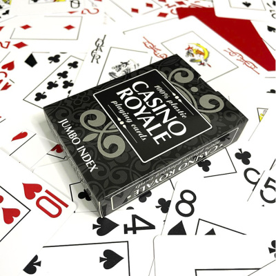картинка Карты для покера "Casino Royale" 100% пластик от магазина Gamesdealer.ru