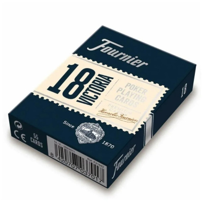 картинка Карты "Fournier no 18 (2 standard index) blue" от магазина Gamesdealer.ru