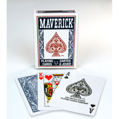 картинка Карты "Maverick Standard Index Red/blue" от магазина Gamesdealer.ru