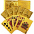 картинка Карты игральные для покера Блеск (54 шт), золотые от магазина GamesDealer.ru
