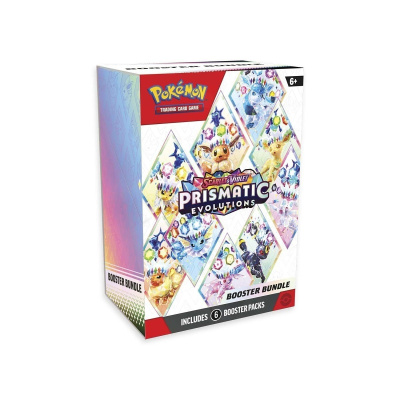 Pokemon Scarlet & Violet: Prismatic Evolutions Booster Bundle for Pokemon TCG Набор бустеров Покемон