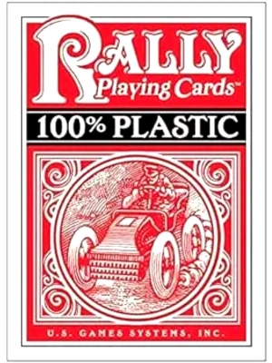 Карты "100% Plastic Rally Playing Сards red"