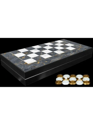 картинка Нарды Серый Мрамор XXL, Турция, Yenigun от магазина Gamesdealer.ru
