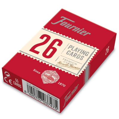 картинка Карты "Fournier no 26 (bridge size) red" от магазина Gamesdealer.ru