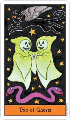 картинка Карты Таро "Halloween Tarot" US Games / Таро Хэллоуина от магазина Gamesdealer.ru