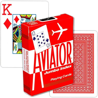 Карты "Аviator Jumbo Index Red"