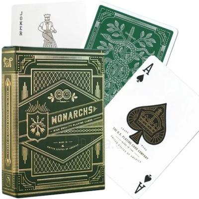 картинка Карты "Theory11 Green Monarchs" от магазина Gamesdealer.ru