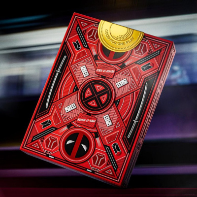 картинка Карты "Theory11 Deadpool playing cards" от магазина Gamesdealer.ru