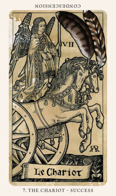 картинка Карты Таро "The Medieval Feathers Tarot" Blue Angel / Средневековое таро "Перья" от магазина Gamesdealer.ru