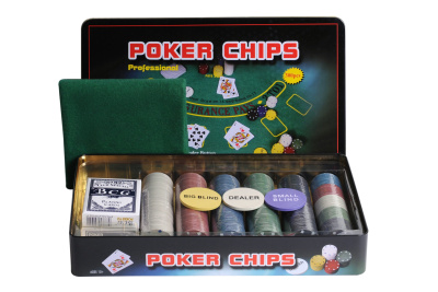 Набор для покера Holdem Light на 300 фишек без номинала