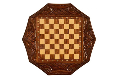 картинка Шахматы резные в ларце "Севанское сражение" 50, Haleyan от магазина Gamesdealer.ru