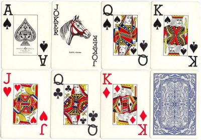 картинка Карты "Maverick jumbo red / blue" от магазина Gamesdealer.ru
