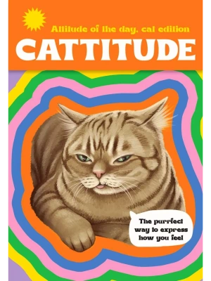 картинка Карты Таро "Cattitude cards deck" Rockpool / Колода карт сообразительности от магазина Gamesdealer.ru