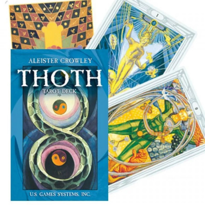 картинка Карты Таро "Aleister Crowley Thot Pocket Swiss" US Games / Таро Тота Алистера Кроули (карманное) от магазина Gamesdealer.ru