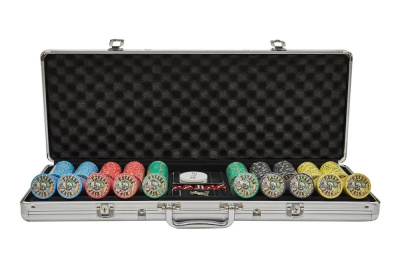 картинка Набор для покера Nevada Jack Ceramic на 500 фишек от магазина Gamesdealer.ru