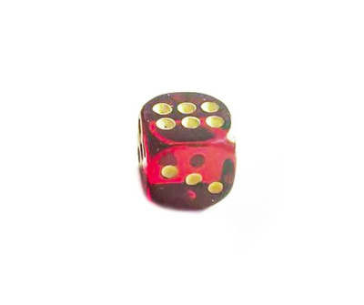 картинка Кости игральные из янтаря 11 мм вишневые, 1 шт от магазина Gamesdealer.ru