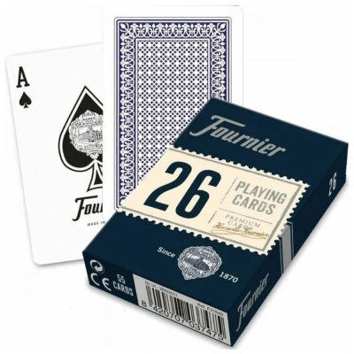 Карты "Fournier no 26 (bridge size) blue"