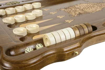 картинка Нарды резные "Сова" с ручкой 60, Haleyan от магазина Gamesdealer.ru