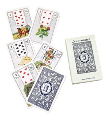 картинка Карты Таро "Mille Lenormand Blue Owl" AGM Urania / Ленорман Синяя Сова от магазина Gamesdealer.ru