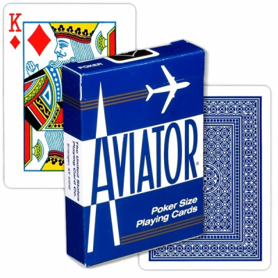 картинка Карты "Aviator Standard Index red/blue" от магазина Gamesdealer.ru