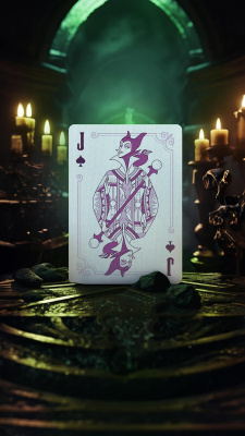 картинка Карты "Bicycle Disney Villains Standard Index purple" от магазина Gamesdealer.ru