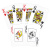 картинка Карты для покера "Texas Holdem" 100% пластик, красная рубашка магазин Gamesdealer.ru являющийся официальным дистрибьютором в России картинка Карты для покера "Texas Holdem" 100% пластик, красная рубашка от магазина Gamesdealer.ru
