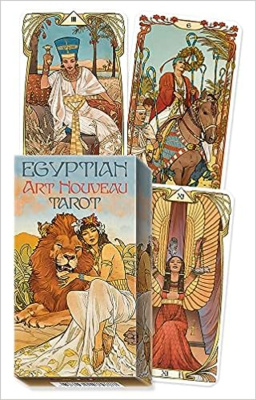 картинка Карты Таро "Egyptian Art Nouveau Tarot Cards" Lo Scarabeo / Египетские карты Таро в стиле ар-нуво Ло от магазина Gamesdealer.ru