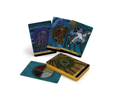 картинка Карты таро "The Wild Elemental Oracle" RED Feather / Оракул Дикой Стихии от магазина Gamesdealer.ru