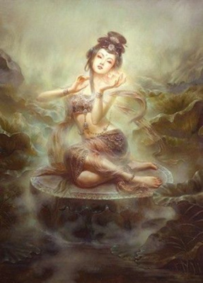картинка Карты Таро "Pocket Kuan Yin" Blue Angel / Карманное таро Куань Инь от магазина Gamesdealer.ru