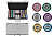картинка Набор для покера Stones на 300 фишек от магазина GamesDealer.ru