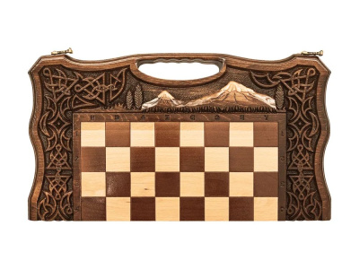 картинка Шахматы + Нарды резные Арарат 2 50, Haleyan от магазина Gamesdealer.ru