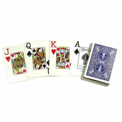 картинка Карты "Bicycle Rider Back Jumbo Index 2-pack red/blue" от магазина Gamesdealer.ru
