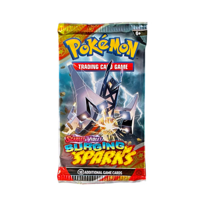 Pokemon Scarlet & Violet: Surging Sparks Booster Pack (10 Cards) (ENG) Бустер набор Покемон 10 карт