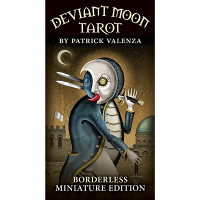 Карты Таро "Deviant Moon Tarot Miniature Borderless" US Games / Девиантное Лунное Таро Миниатюрное