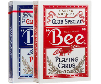 Карты "Bee Standard Index Red & Blue"